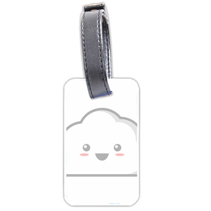 Kawaii Cloud Luggage Tags (One Side) 