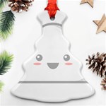 Kawaii Cloud Ornament (Christmas Tree) Front