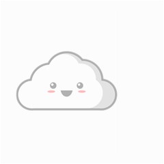 Kawaii Cloud Large Garden Flag (two Sides)