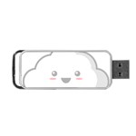 Kawaii Cloud Portable USB Flash (Two Sides) Front