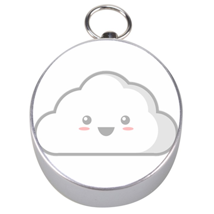 Kawaii Cloud Silver Compasses