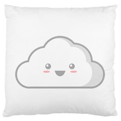 Kawaii Cloud Large Flano Cushion Cases (two Sides) 