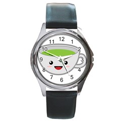 Kawaii Cup Round Metal Watches