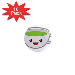 Kawaii Cup 1  Mini Magnet (10 Pack) 