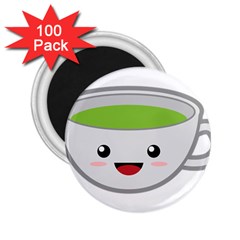 Kawaii Cup 2 25  Magnets (100 Pack) 