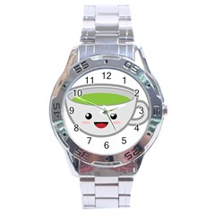 Kawaii Cup Stainless Steel Men s Watch by KawaiiKawaii