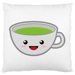 Kawaii Cup Large Flano Cushion Cases (two Sides) 