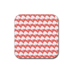 Tree Illustration Gifts Rubber Coaster (square)  by GardenOfOphir