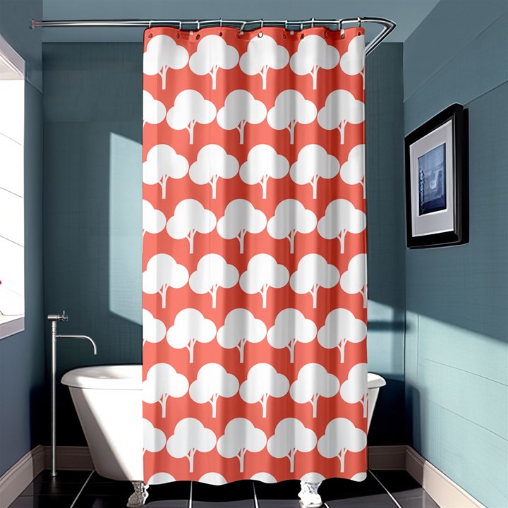 Tree Illustration Gifts Shower Curtain 36  x 72  (Stall) 