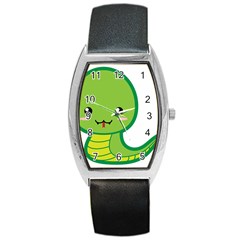 Kawaii Snake Barrel Metal Watches