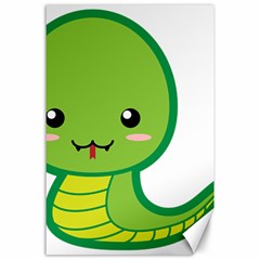 Kawaii Snake Canvas 24  X 36  by KawaiiKawaii