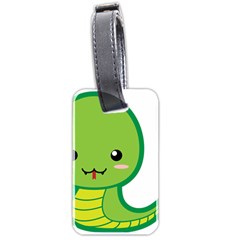 Kawaii Snake Luggage Tags (two Sides)