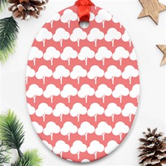 Tree Illustration Gifts Ornament (oval) 