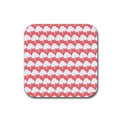 Tree Illustration Gifts Rubber Coaster (square)  by GardenOfOphir