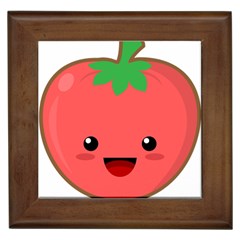 Kawaii Tomato Framed Tiles