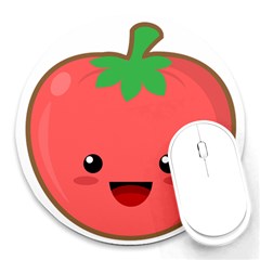 Kawaii Tomato Round Mousepads by KawaiiKawaii