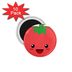 Kawaii Tomato 1 75  Magnets (10 Pack) 