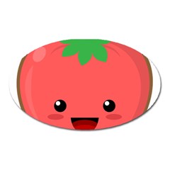 Kawaii Tomato Oval Magnet by KawaiiKawaii