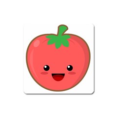 Kawaii Tomato Square Magnet