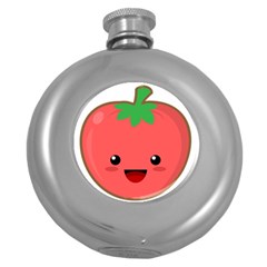 Kawaii Tomato Round Hip Flask (5 Oz) by KawaiiKawaii