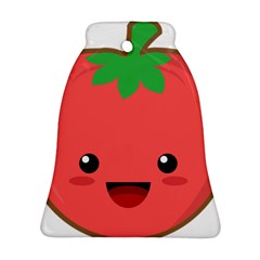 Kawaii Tomato Bell Ornament (2 Sides)