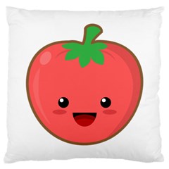 Kawaii Tomato Large Cushion Cases (one Side)  by KawaiiKawaii