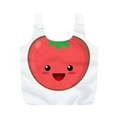 Kawaii Tomato Full Print Recycle Bags (m) 