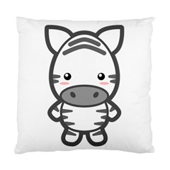 Kawaii Zebra Standard Cushion Case (one Side) 