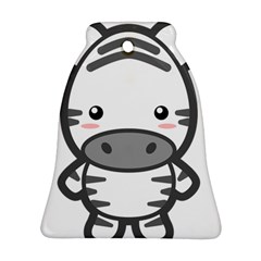 Kawaii Zebra Bell Ornament (2 Sides) by KawaiiKawaii