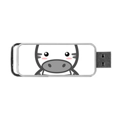 Kawaii Zebra Portable Usb Flash (two Sides)