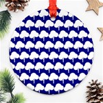 Tree Illustration Gifts Ornament (Round)  Front