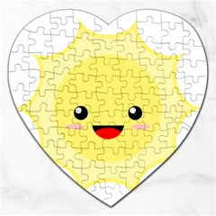 Kawaii Sun Jigsaw Puzzle (heart) by KawaiiKawaii