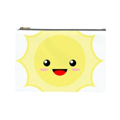 Kawaii Sun Cosmetic Bag (large)  by KawaiiKawaii