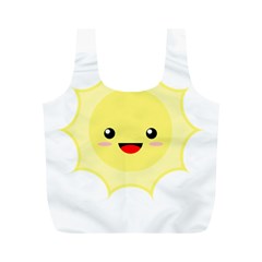 Kawaii Sun Full Print Recycle Bags (m)  by KawaiiKawaii