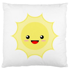 Kawaii Sun Standard Flano Cushion Cases (one Side)  by KawaiiKawaii