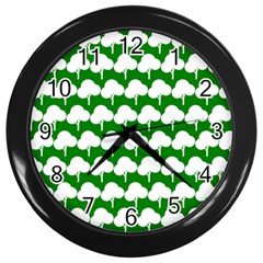 Tree Illustration Gifts Wall Clocks (black) by GardenOfOphir