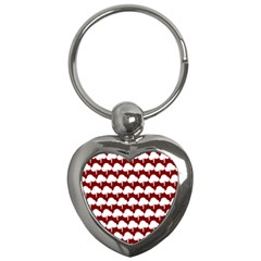 Tree Illustration Gifts Key Chains (Heart) 