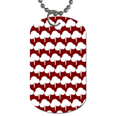 Tree Illustration Gifts Dog Tag (One Side)