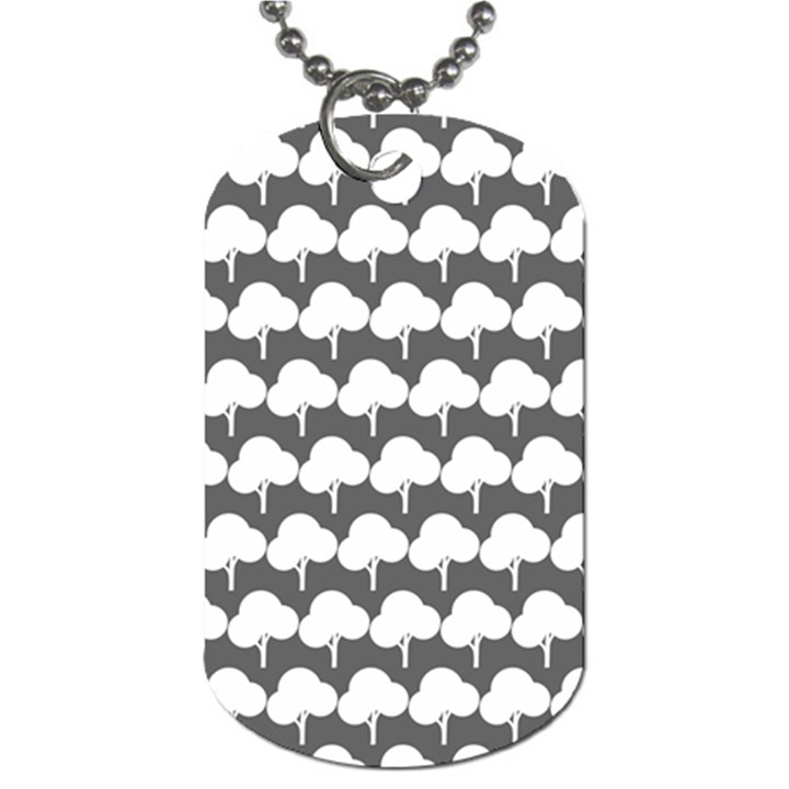 Tree Illustration Gifts Dog Tag (Two Sides)