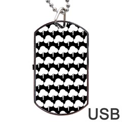 Pattern 361 Dog Tag Usb Flash (two Sides)  by GardenOfOphir