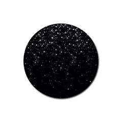 Crystal Bling Strass G283 Rubber Coaster (round)  by MedusArt