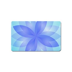 Abstract Lotus Flower 1 Magnet (name Card) by MedusArt