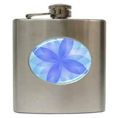 Abstract Lotus Flower 1 Hip Flask (6 Oz) by MedusArt