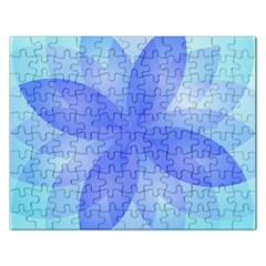 Abstract Lotus Flower 1 Rectangular Jigsaw Puzzl by MedusArt