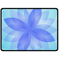 Abstract Lotus Flower 1 Fleece Blanket (large)  by MedusArt