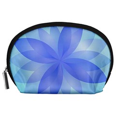 Abstract Lotus Flower 1 Accessory Pouches (large)  by MedusArt