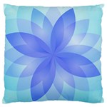 Abstract Lotus Flower 1 Standard Flano Cushion Cases (One Side)  Front