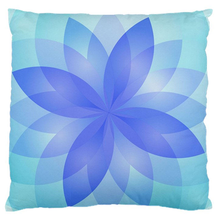 Abstract Lotus Flower 1 Standard Flano Cushion Cases (One Side) 