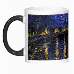 Vincent Van Gogh Starry Night Over The Rhone Morph Mugs by MasterpiecesOfArt