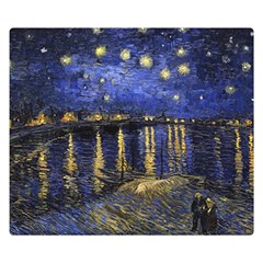 Vincent Van Gogh Starry Night Over The Rhone Double Sided Flano Blanket (small)  by MasterpiecesOfArt